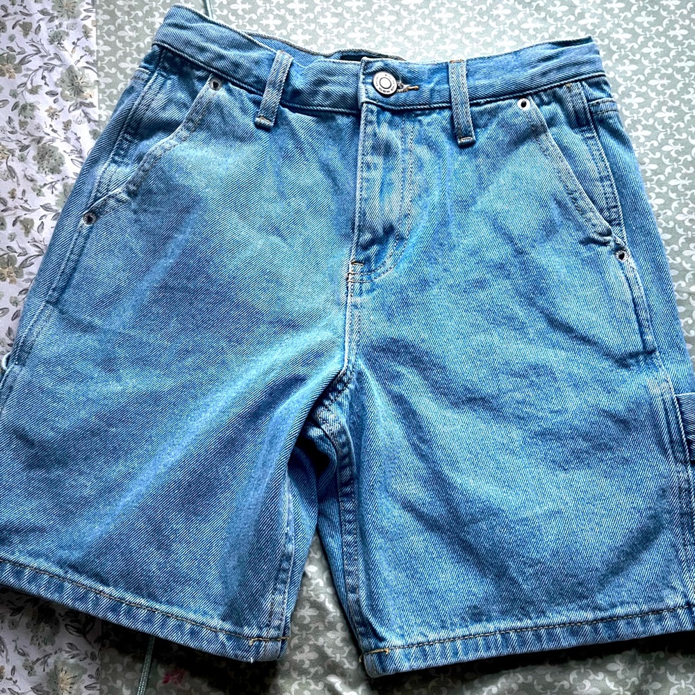 RSQ Blue Jean Shorts Casual Cut-Off